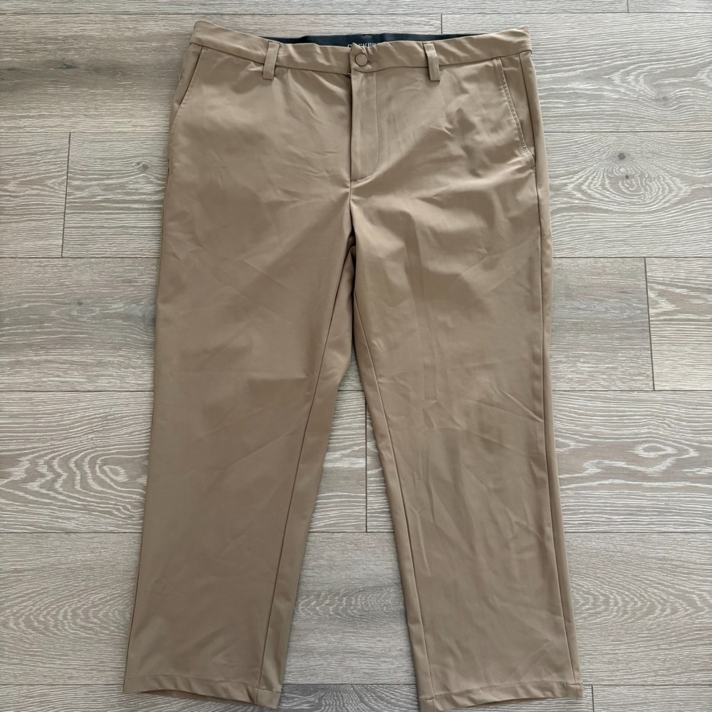 Dockers Mens Khaki Go Airweave Slim Fit Timeless Comfort Chino Pants Size 38x30